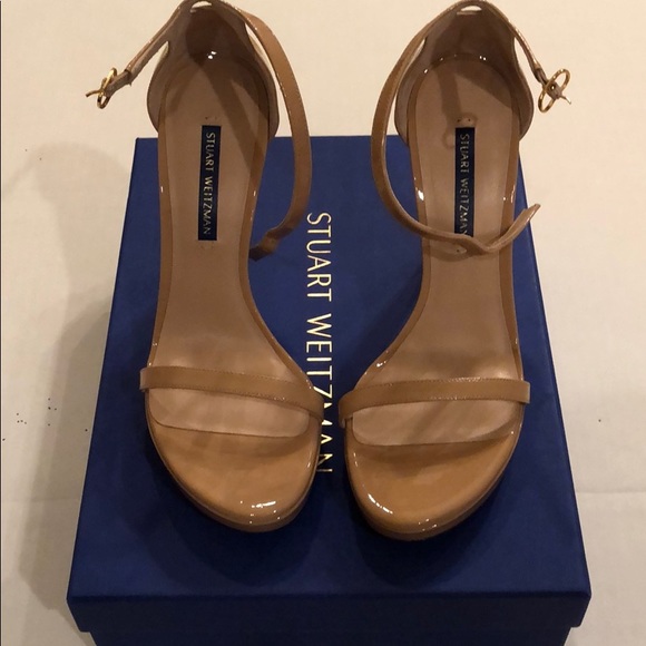 Stuart Weitzman Shoes - Stuart Weitzman Nudist Disco (color: Adobe Patent)